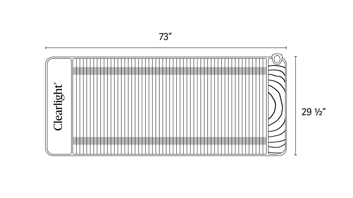 Clearlight® Amethyst Infrared PEMF Bio Mat
