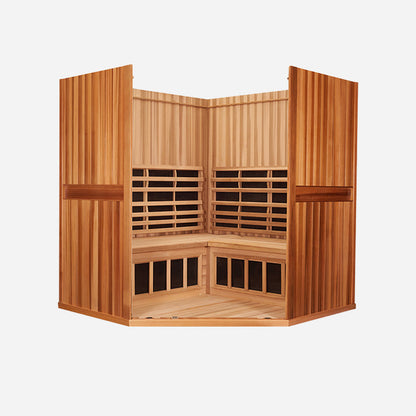 Clearlight® SANCTUARY C FULL SPECTRUM INFRARED CORNER SAUNA (4 person)